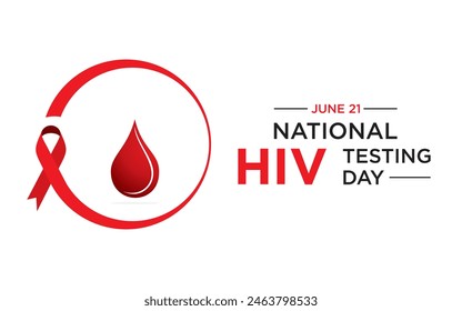 El Día Nacional de la Prueba del VIH, que se celebra el 27 de junio de cada año, anima a las personas a hacerse la prueba del VIH.
