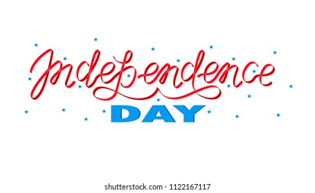 National holiday of the USA. Independence Day. 4th of July. Festive celebration. Greeting card. 3