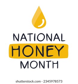 National Honey Month, held on September.