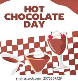 national hot chocolate day with a cup of hot chocolate