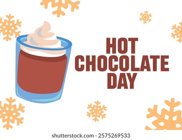 national hot chocolate day with a cup of hot chocolate