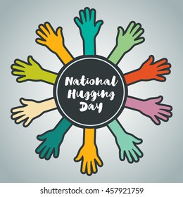 National Hugging Day Holiday Hug Hands Heart 