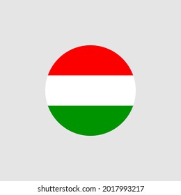 National Hungary flag, official colors and proportion correctly. Vector illustration. EPS10.