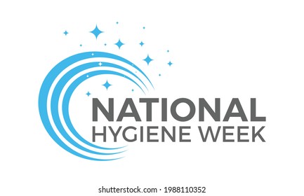 National Hygiene Week Awareness Concept Observed on Every July. Hygiene Week Template for background, Banner, Poster, Card Awareness Campaign.