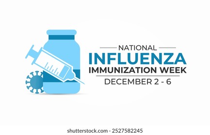 Mês nacional de conscientização da imunização observado a cada ano durante agosto. gráfico vetorial Cartaz de banner, folheto e modelo de design de fundo.