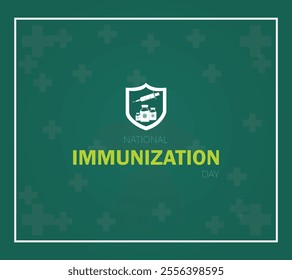 National Immunization Day. It can help save the lives of others.
Vector illustration.