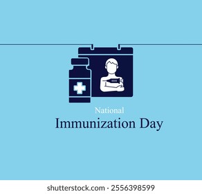 National Immunization Day. It can help save the lives of others.
Vector illustration.