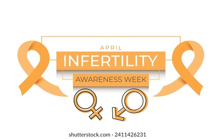 National Infertility Awareness Week. background, banner, card, poster, template. Vector illustration.