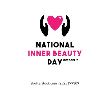 National Inner Beauty Day. October 7. Eps 10.