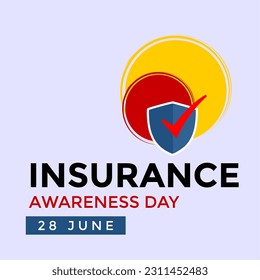 national Insurance Awareness day Holiday concept. Template for background, banner, card, poster, t-shirt with text inscription