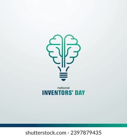 National Inventors' Day. inventors creative background. 