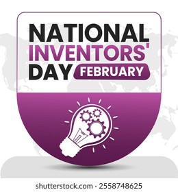 NATIONAL INVENTORS' DAY Vector Illustration for post background