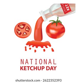 National Ketchup Day Sign and Badge