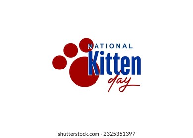 National Kitten Day, Hintergrundvorlage Urlaubskonzept