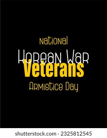 National Korean War Veterans Armistice Day