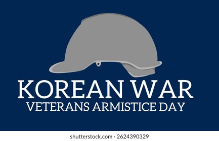 Dia Nacional do Armistício dos Veteranos da Guerra da Coreia. 27 de julho. Modelos para fundos, banners, cartões, cartazes com inscrições de texto.