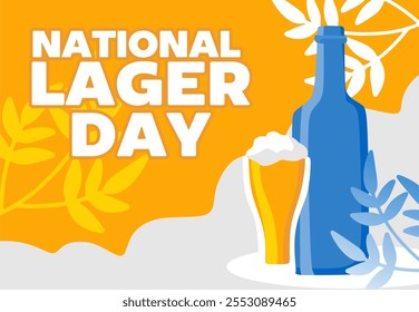 national lager day with delicious lager