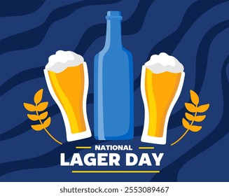 national lager day with delicious lager