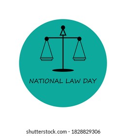 National Law Day Vector Illustration Stock Vector (Royalty Free ...