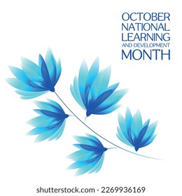  National Learning and Development Month. Design suitable for greeting card poster and banner - Powered by Shutterstock - Get 15% off with code: PIKWIZARD15