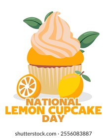 national lemon cupcake day with delicious lemon cupcakes