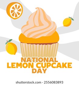 national lemon cupcake day with delicious lemon cupcakes