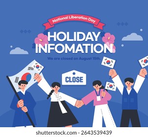 National Liberation Day Illustration Template 