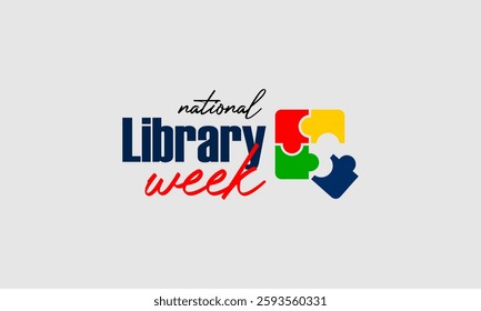 national library week holiday concept