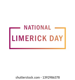 National Limerick Day - Vector