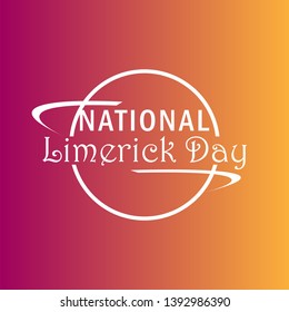 national Limerick Day - vector