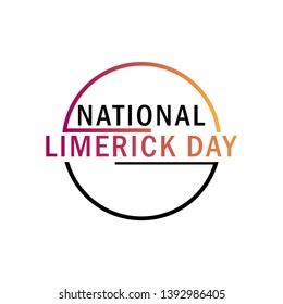 national Limerick Day - vector