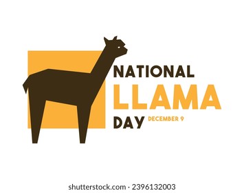 National Llama Day. December 9. Eps 10.