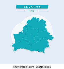 National map of Belarus, Belarus map vector, illustration vector of Belarus Map.