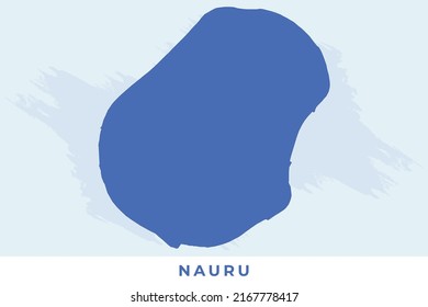 National map of Nauru, Nauru map vector, illustration vector of Nauru Map.