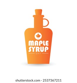 National Maple syrup day is observed every year on December.  Food and Drink Awareness concept. background, placard, banner template Vector illustration design.