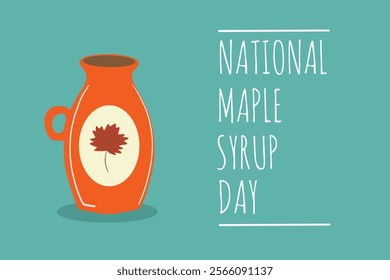 National Maple Syrup Day Vector Illustration. Hand drawn vector.

