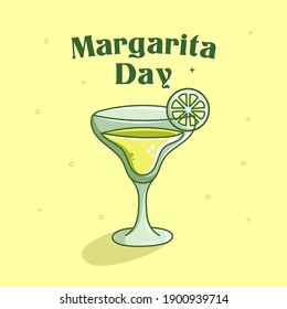 National Margarita Day Illustration Doodle Art