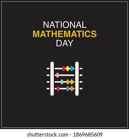 National Mathematics Day.  This Is Abacus Concept Design