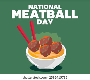 national meatball day with delicious meatball
