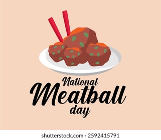 national meatball day with delicious meatball