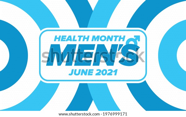 National Mens Health Month June Health Stock Vector Royalty Free 1976999171 Shutterstock