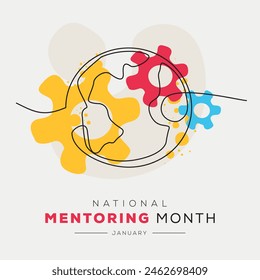 National Mentoring Month, held on January.