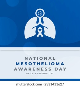 National Mesothelioma Awareness Day Celebration Vector Design Illustration for Background, Poster, Banner, Advertising, Greeting Card