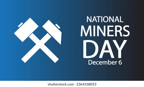 National miners day , holiday concept, vector art