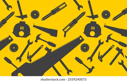 National Miners Day tools set Vector illustration. December 6. Holiday concept with american flag Template for , background, Greeting Card, Poster design with text inscription, standard 