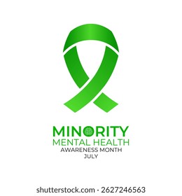 National Minority Mental Health Awareness Month. Breaking Stigma, Promoting Equity, and Supporting Mental Wellness in Underserved Communities Banner, social media, poster, and background design.