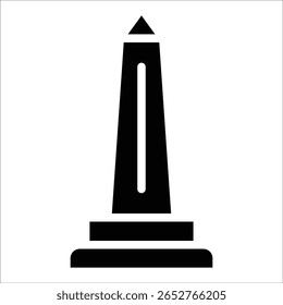 Elemento Ícone Do Monumento Nacional Para O Design