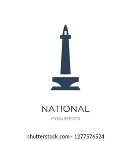 national monument monas icon vector on white background, national monument monas trendy filled icons from Monuments collection, national monument monas vector illustration