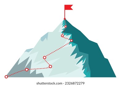 National mountain climbing day vector