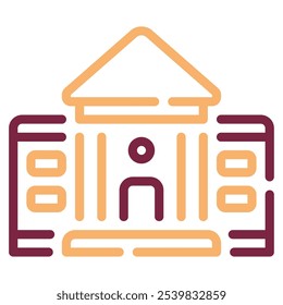 National Museum icon for web, app, infographic, etc